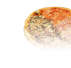 Половинки итальянских пицц (на тонком тесте)